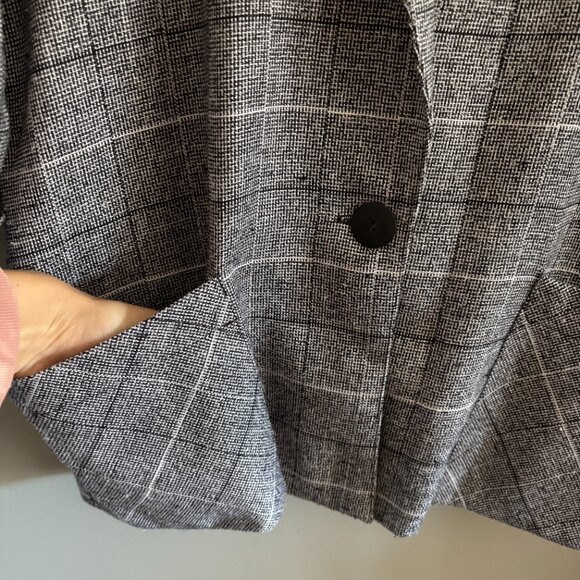 Vintage Plaid Blazer - Picture 5 of 10